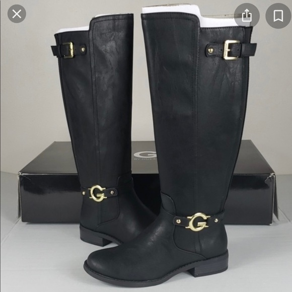 G BY GUESS HUSTLE RIDING KNEE HIGH BOOTS WOMEN’S SZ 5 - Picture 1 of 8